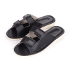 Sandalen Damen Modell NOIR aus Leder – Gesamtansicht