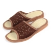 pantoletten damen wildleder braun modell 115 – Hauptansicht