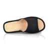 pantoffeln damen leder schwarz - 118