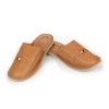leder hausschuhe damen ergonomisch geschlossen – Seitenansicht