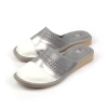 hausschuhe damen silber grau modell 123 – Hauptansicht