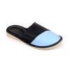 Zweifarbige Hausschuhe Damen – Seitenansicht Modell 143-blue