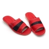 leder sandalen damen rot schwarz ergonomisch hinten 154