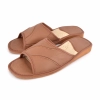 Damen Hausschuhe Leder in Braun – Gesamtansicht Modell 157