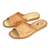 Sommer Leder-Hausschuhe Damen mit ergonomischer Sohle – Gesamtansicht