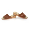 Damen Leder Pantoffel für Damen Sommer Hausschuhe Profile 164