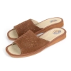Pantoletten Damen Wildleder Braun – Hauptansicht Modell 166