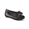 Klassische Ballerina Schuhe Damen mit Schnalle – Diagonalansicht