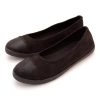 Klassische Ballerina Slipper Damen Schwarz – Hauptansicht
