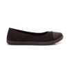 Elegante schwarze Damen Ballerinas – Gesamtansicht