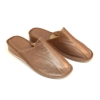 Beige Pantoletten Damen Leder 173