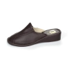 Damen Hausschuh Leder Braun 173