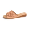Bequeme Hausschuhe Damen Mit Korksohle – Seitenansicht Modell 175-CORK