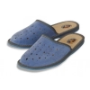 Pantoletten Damen Blau Wildleder Hauptansicht 178