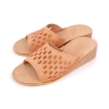 Pantoletten Damen Leder mit Keilabsatz – Hauptbild 187