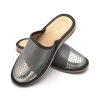 Glänzende Hausschuhe Damen Silber Modell 188