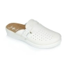 Clogs für Damen mit Mikropforation und geschlossener Spitze