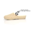 Modische Damenclogs Pantoletten Sommer Creme Ansicht Gesamt