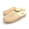 Pantoletten Damen Clogs Creme Modell 198-NET Hauptansicht