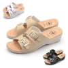 Damen Pantoletten Sommer Keilabsatz – Modell 199 Hauptansicht