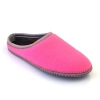 Pantoletten Damen rosa offen Ferse – schräge Perspektive