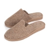 filzpantoffeln damen aus echtem wollfilz beige – Hauptansicht