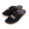 Schwarze Herren Filzpantoffeln Slipper