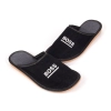 Elegante schwarze Filzpantoffeln für Herren