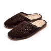 Herren-Pantoffeln Wildleder Modell 303-caro mit geformtem Fußbett