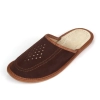 Veloursleder-Pantoffeln Herren Modell 303 – atmungsaktiv