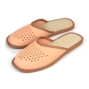 Moderne Herren-Pantoletten aus Leder mit Fußbett, Modell 305
