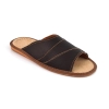 Pantoletten Herren Sandalen offen Leder Modell 317 braun