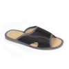 Herren Sandalen Leder offen – Seitenansicht - 342-fred-black