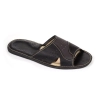 Pantoffeln für Herren Sandalen Leder offen – Seitenansicht - WAVE