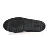 Schwarze Herren Slipper mit Gummisohle – Gesamtansicht Modell 344-net