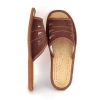 Pantoletten Herren Leder flexibel und atmungsaktiv – Gesamtansicht Modell MAPLE OPEN