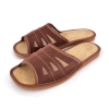 Pantoletten Herren Leder mit offene Spitze – Hauptansicht Modell MAPLE OPEN