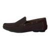 Klassische Slipper Herren braun – Seitenansicht Modell 350