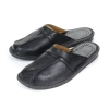 Herren Hausschuhe Kalbsleder Schwarz – Hauptansicht Modell EXCLUSIVE