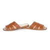 Herren Pantoffeln Sommer Sandalen – Seitenansicht Modell CEDAR hellbraun