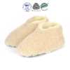 Wollpantoffeln Damen Warm Beige 408