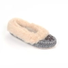 Mokassins Ballerina Hausschuhe Damen 414-felt