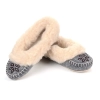 Filzl Hausschuhe Damen Ballerina Grau