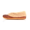 Winter Lederpantoffeln Damen Geschlossen 414