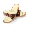 Hausschuhe Damen mit Wollfutter & Stickerei 421