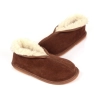 Damen Hausschuhe mit echter Wolle Innenfutter 431-LOW-BA