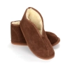 Warme Winter Damen Hausschuhe Lammfell 431-LOW-BA