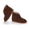 Warme Winter Herren-Damen Hausschuhe Lammfell Klettverschluss 431-VEL-BA