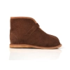Lammfell Slipper Damen Herren Geschlossen Klettverschluss 431-VEL-BA