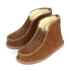 Lammfell Stiefelhausschuhe Unisex Braun 433-BA